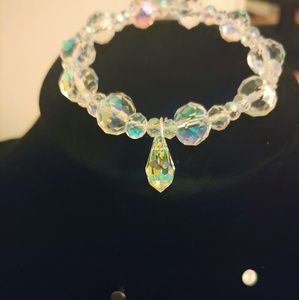 Rondelle Glass Crystal Bracelet